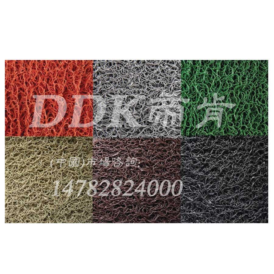 pvc噴絲門墊，朗美6850地墊10mm厚度3M朗美地墊6850地毯灰色/紅色